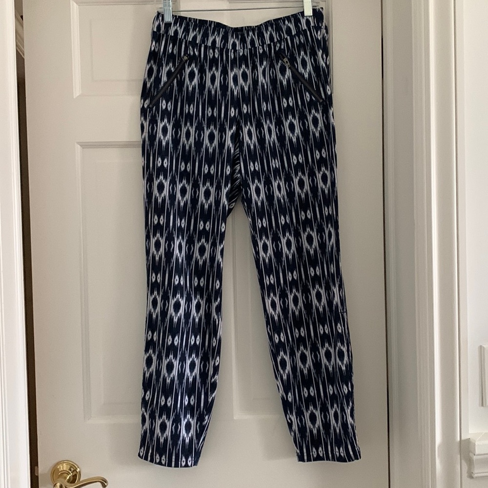 Athleta ikat print pants size 8
